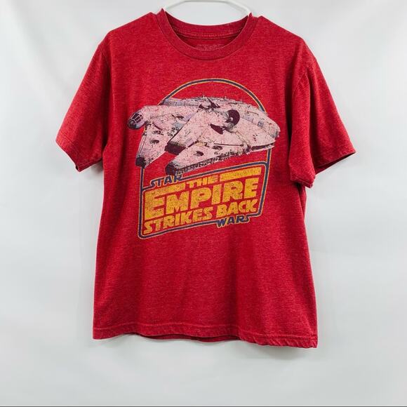 Vintage Star Wars Empire Strike Back Red Tee Shirt - Picture 2 of 7